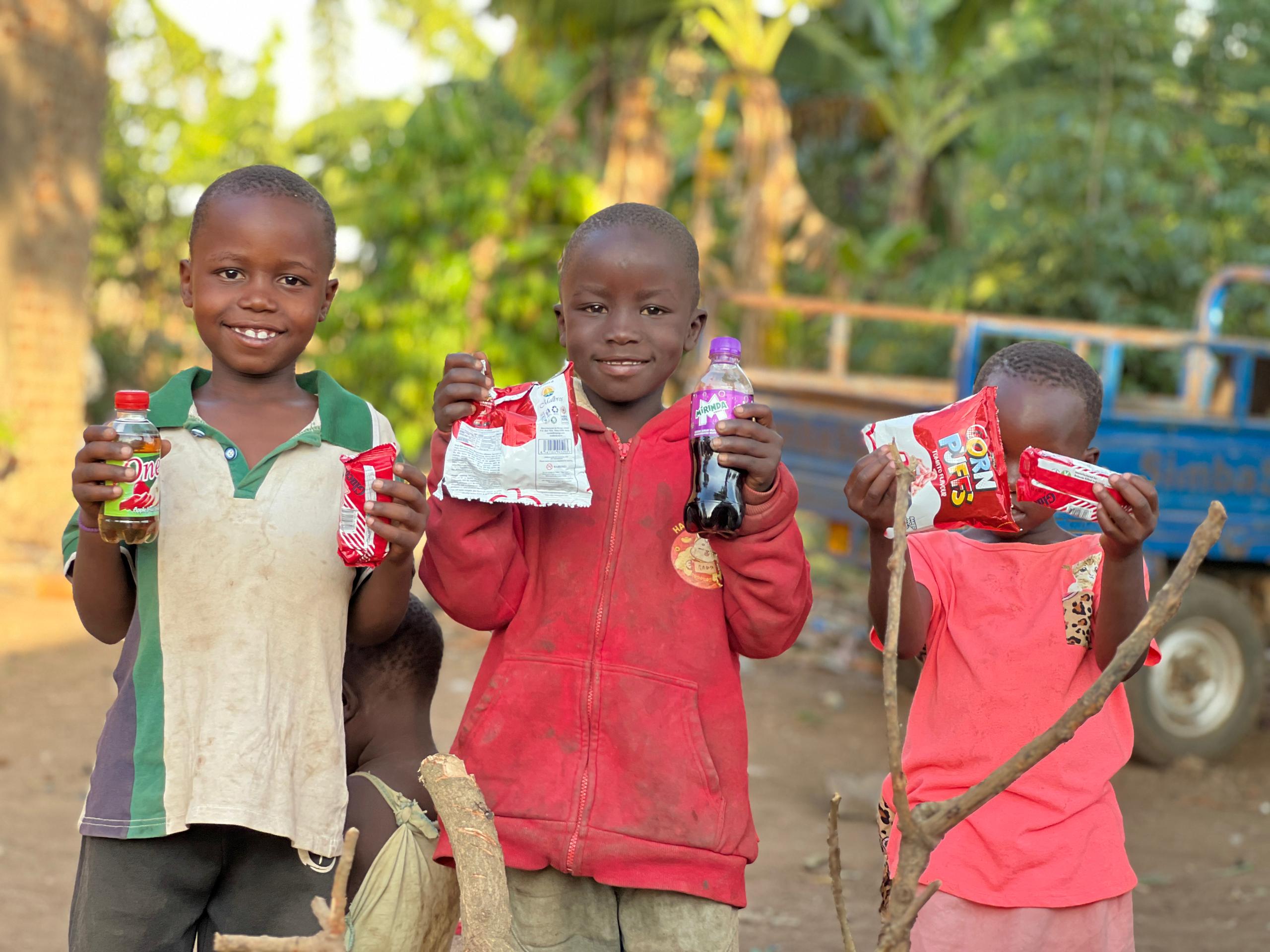 Children studying at HappyKids learning center
